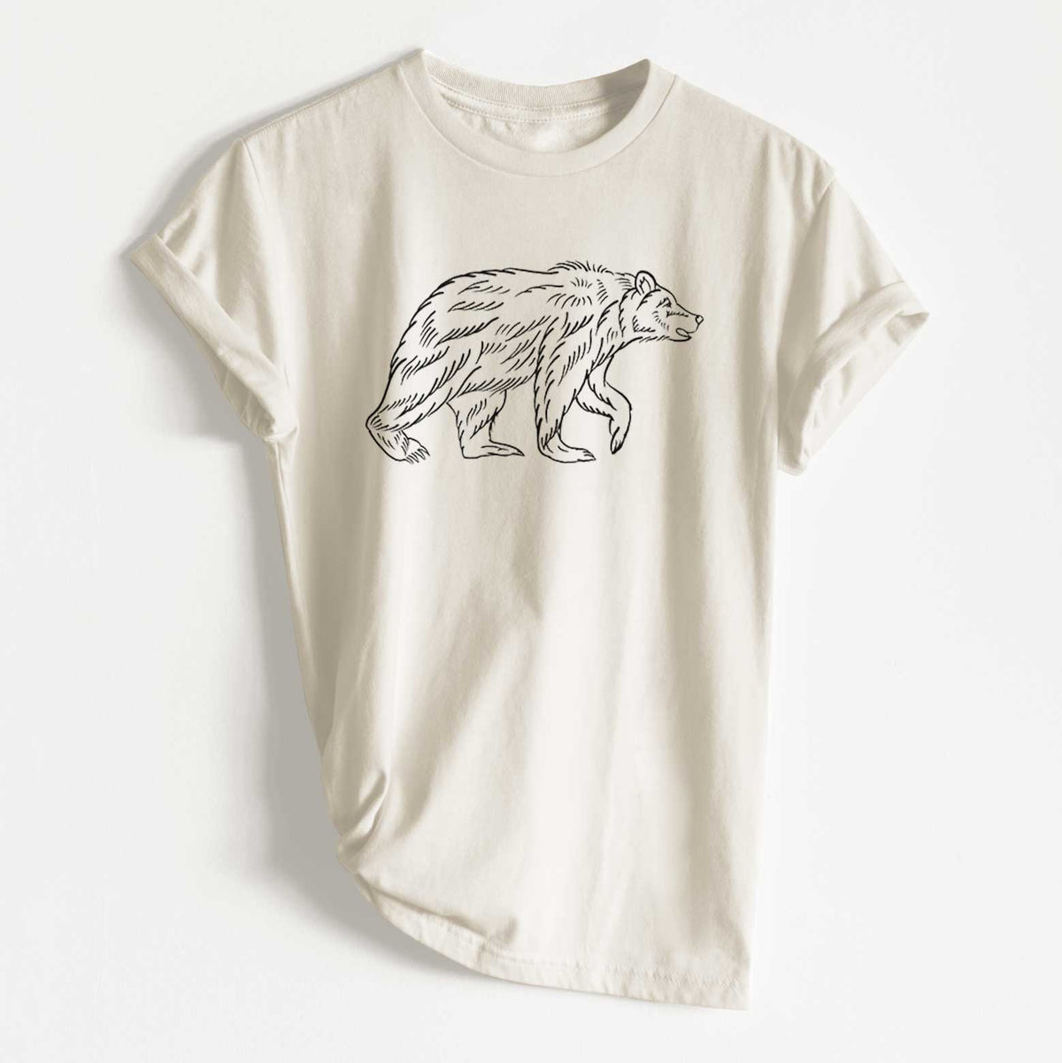 Brown Bear - Unisex Recycled Eco Tee  - CLOSEOUT - FINAL SALE
