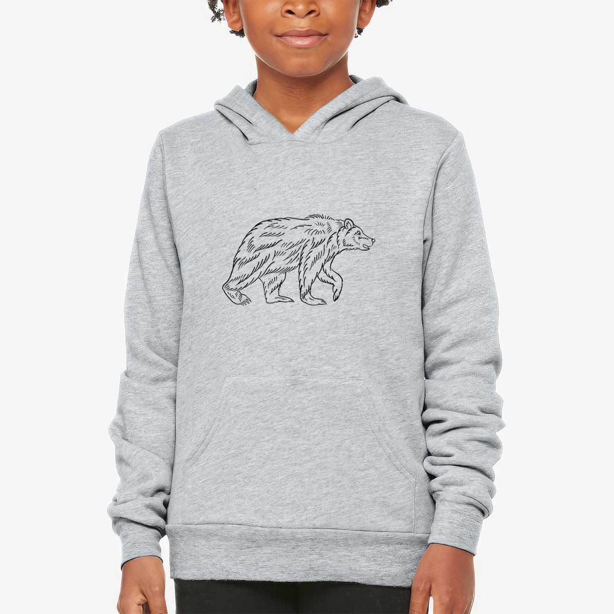 Brown Bear - Youth Hoodie Sweatshirt