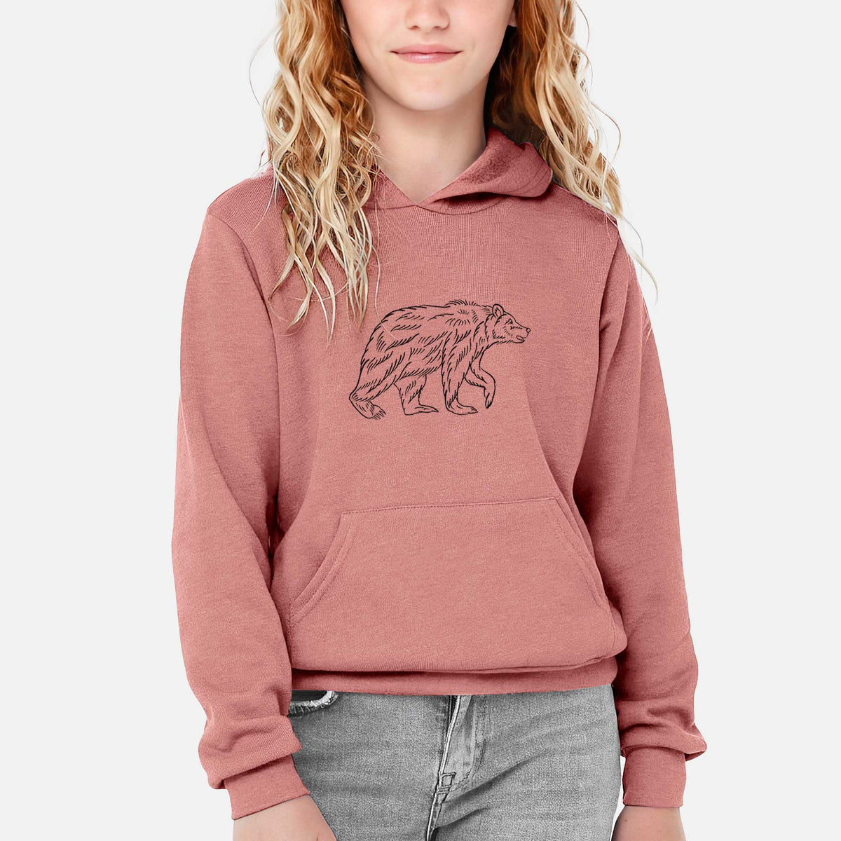 Brown Bear - Youth Hoodie Sweatshirt