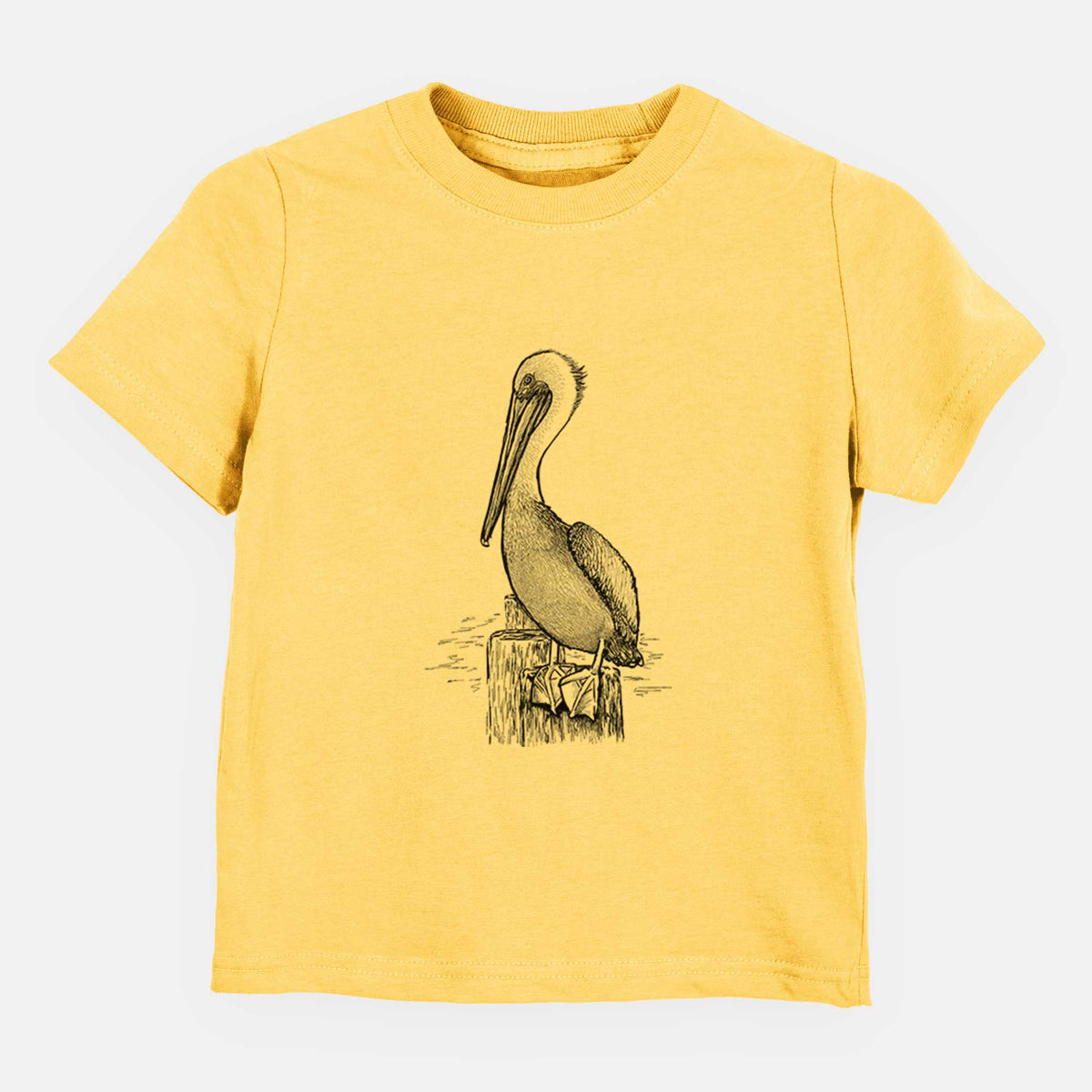 Pelecanus occidentalis - Brown Pelican - Kids Shirt