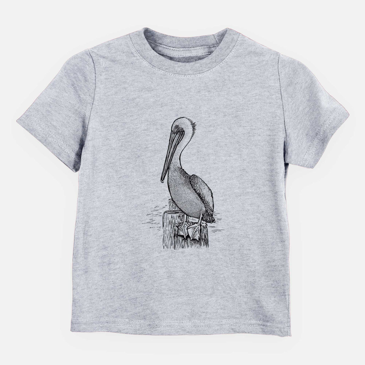 Pelecanus occidentalis - Brown Pelican - Kids Shirt
