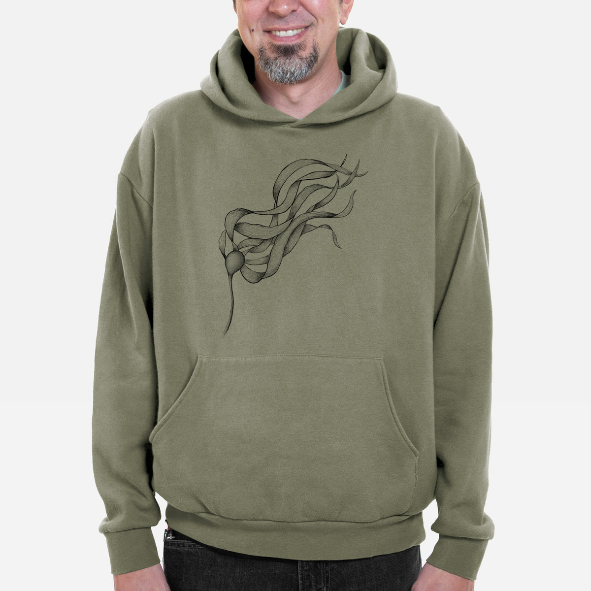 Bull Kelp - Nereocystis Luetkeana  - Bodega Midweight Hoodie