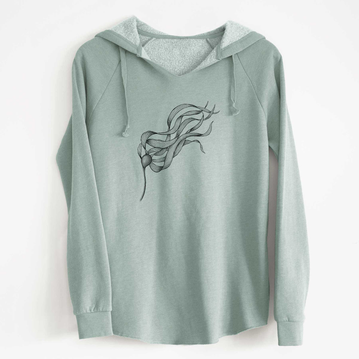Bull Kelp - Nereocystis Luetkeana - Cali Wave Hooded Sweatshirt