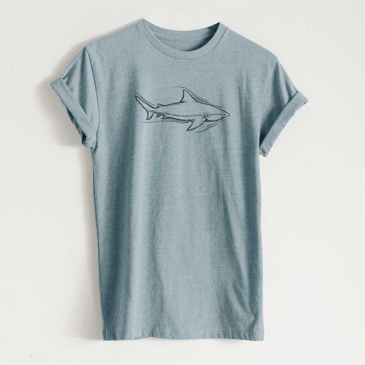 Bull Shark - Unisex Recycled Eco Tee  - CLOSEOUT - FINAL SALE