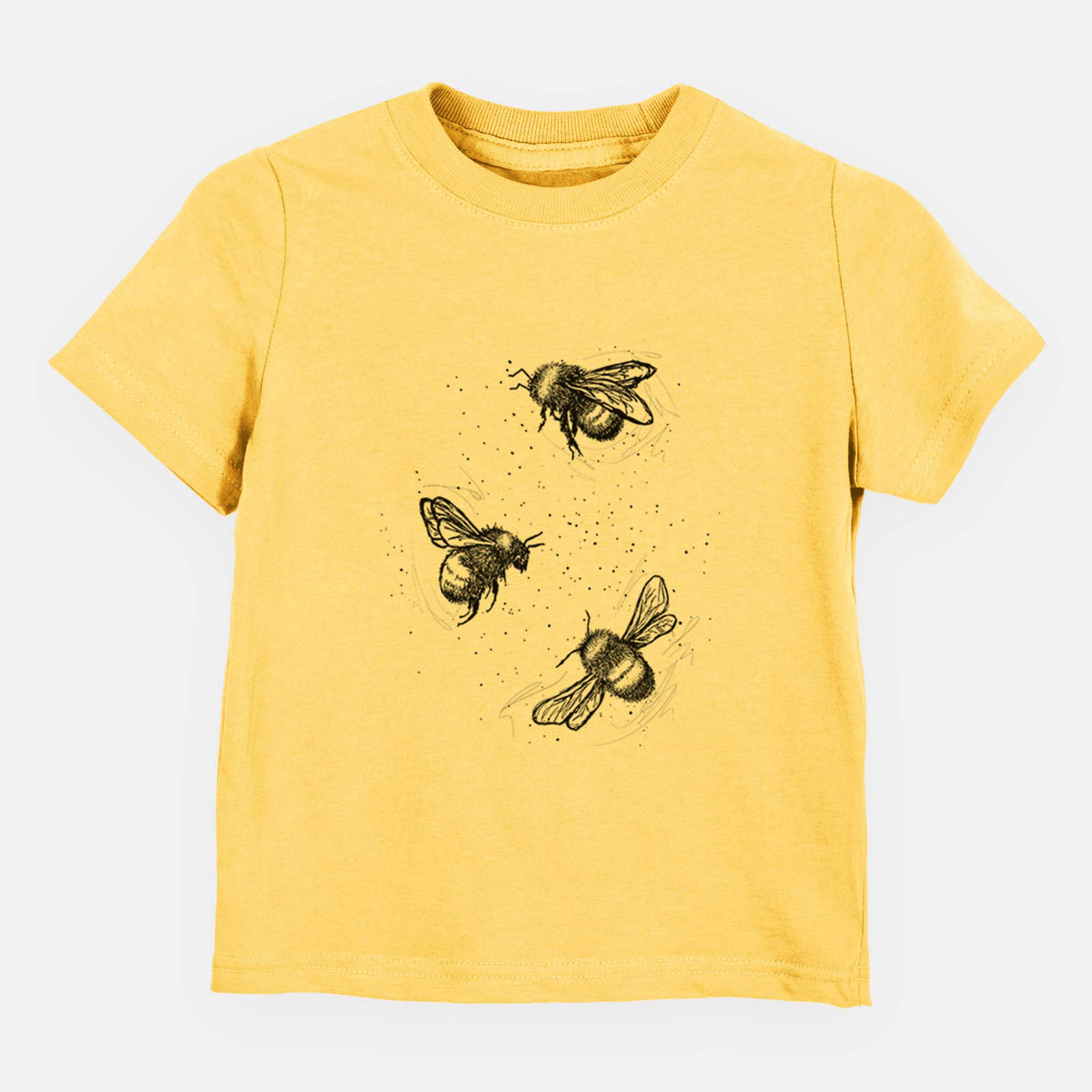 American Bumblebee Trio - Bombus Pensylvanicus - Kids Shirt
