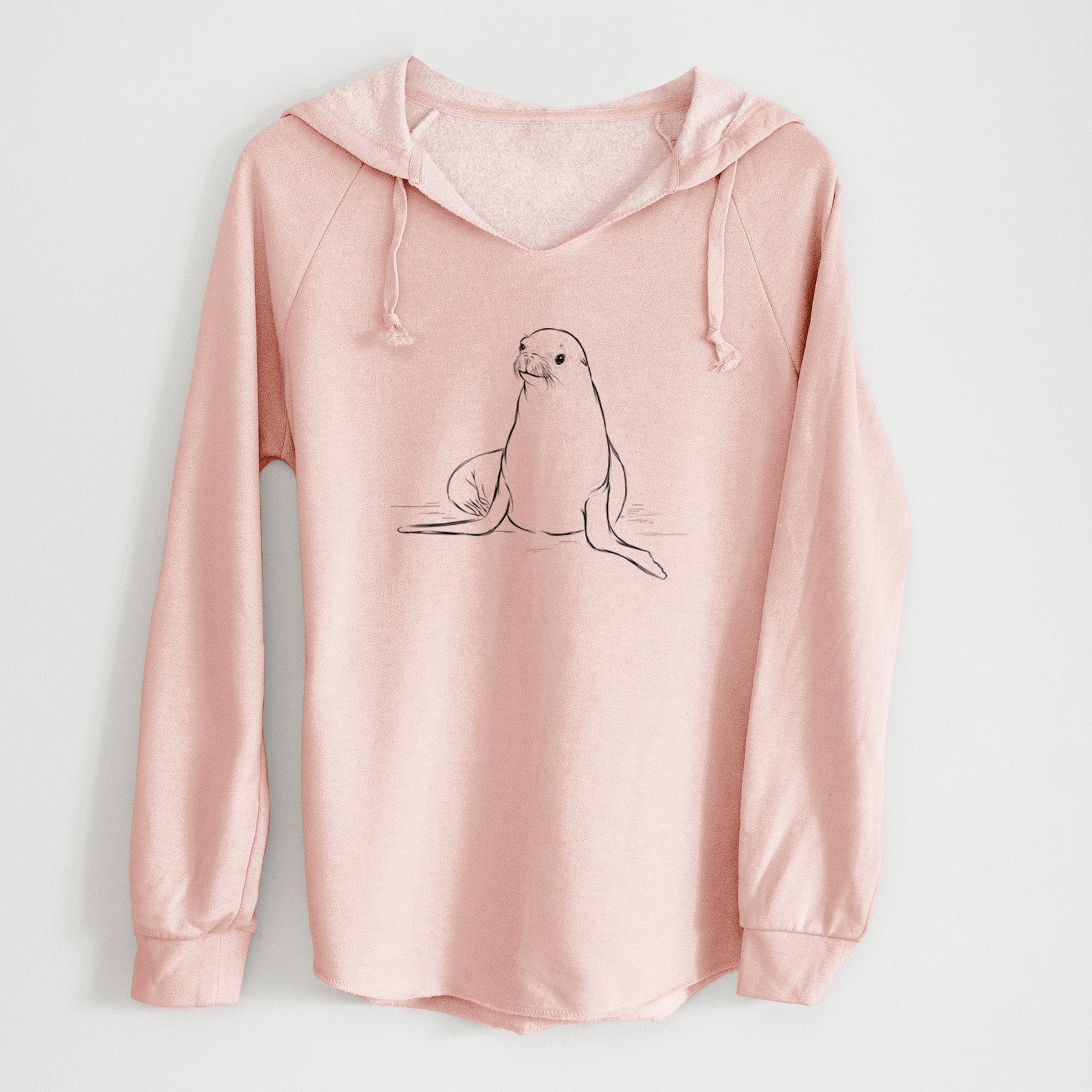 California Sea Lion - Zalophus californianus - Cali Wave Hooded Sweatshirt
