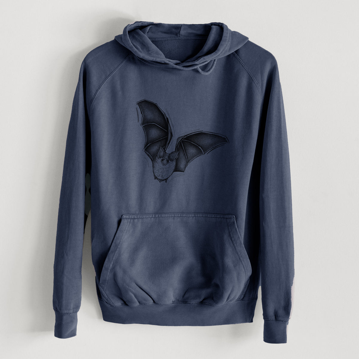 Macrotus californicus - California Leaf-nosed Bat  - Mid-Weight Unisex Vintage 100% Cotton Hoodie