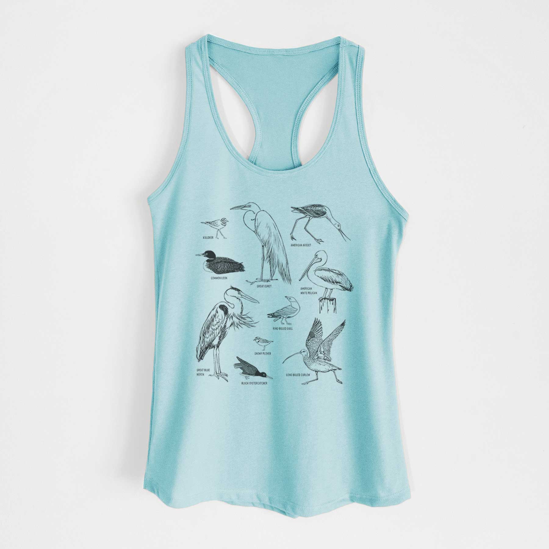 California Shorebirds - Women's Racerback Tanktop