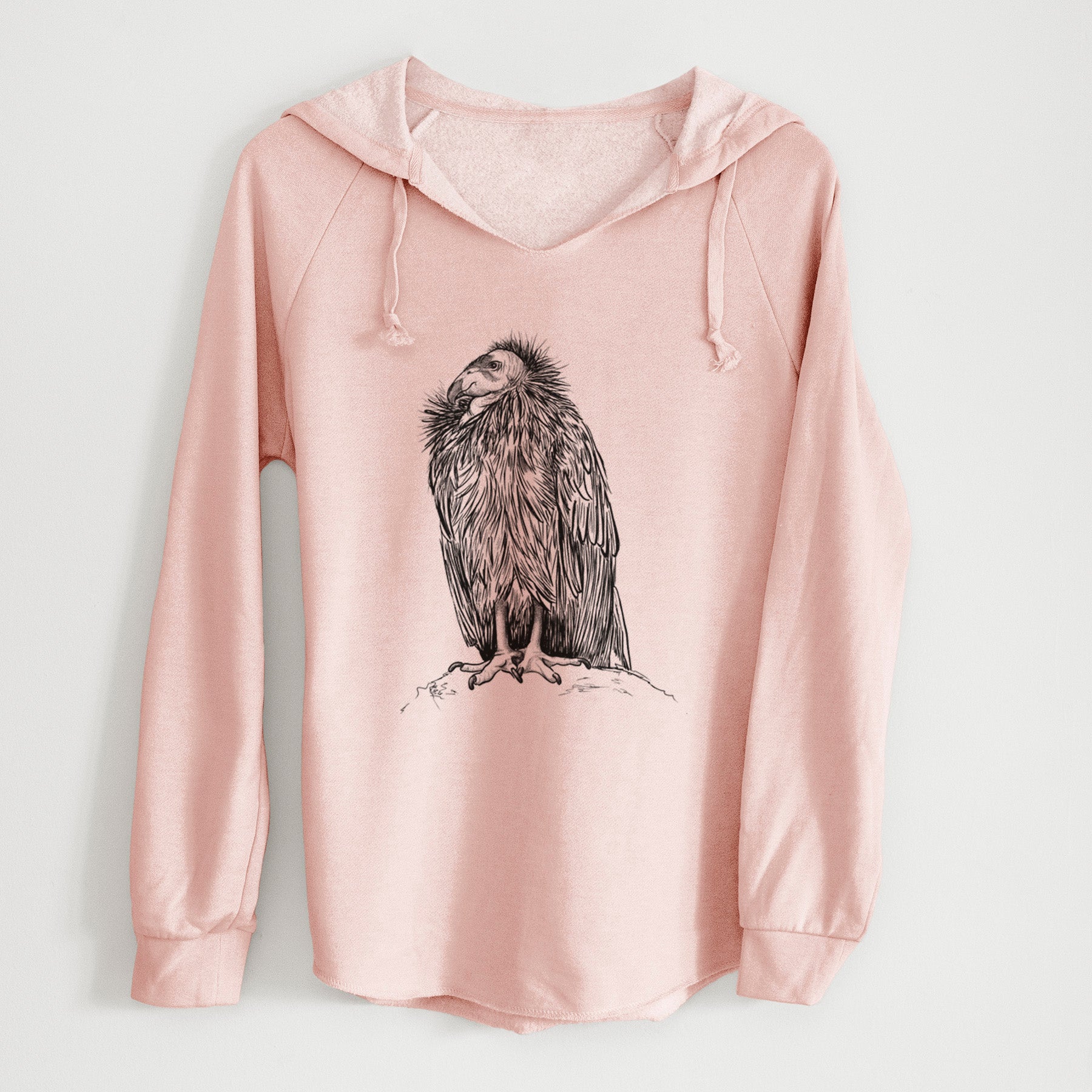 California Condor - Gymnogyps californianus - Cali Wave Hooded Sweatshirt