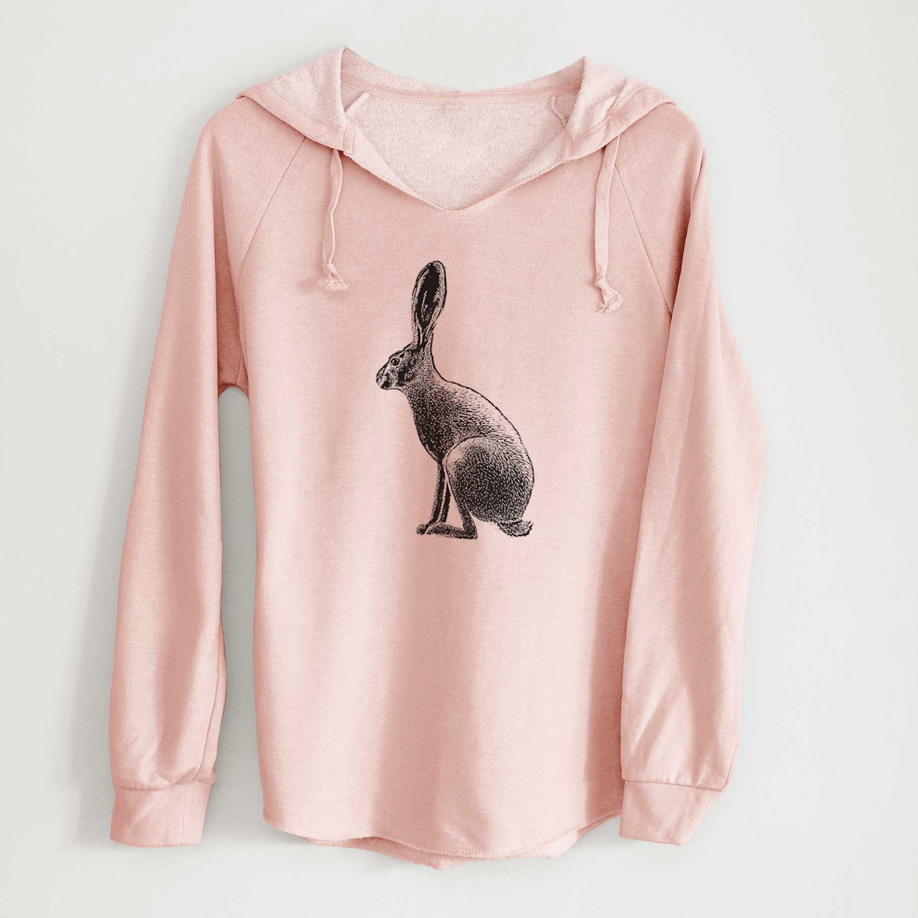 Wild California Hare - Black-tailed Jackrabbit - Cali Wave Hooded Sweatshirt