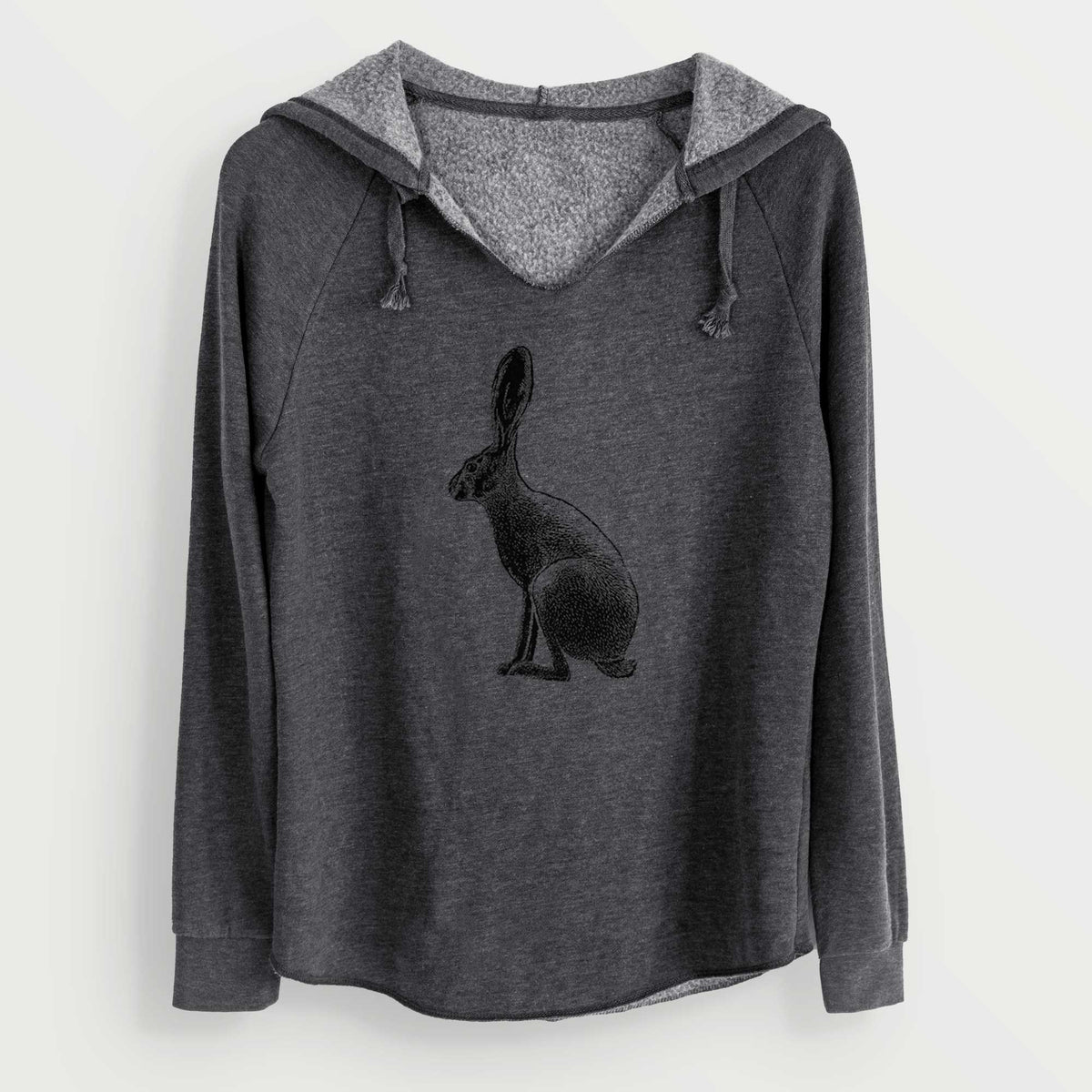 Wild California Hare - Black-tailed Jackrabbit - Cali Wave Hooded Sweatshirt