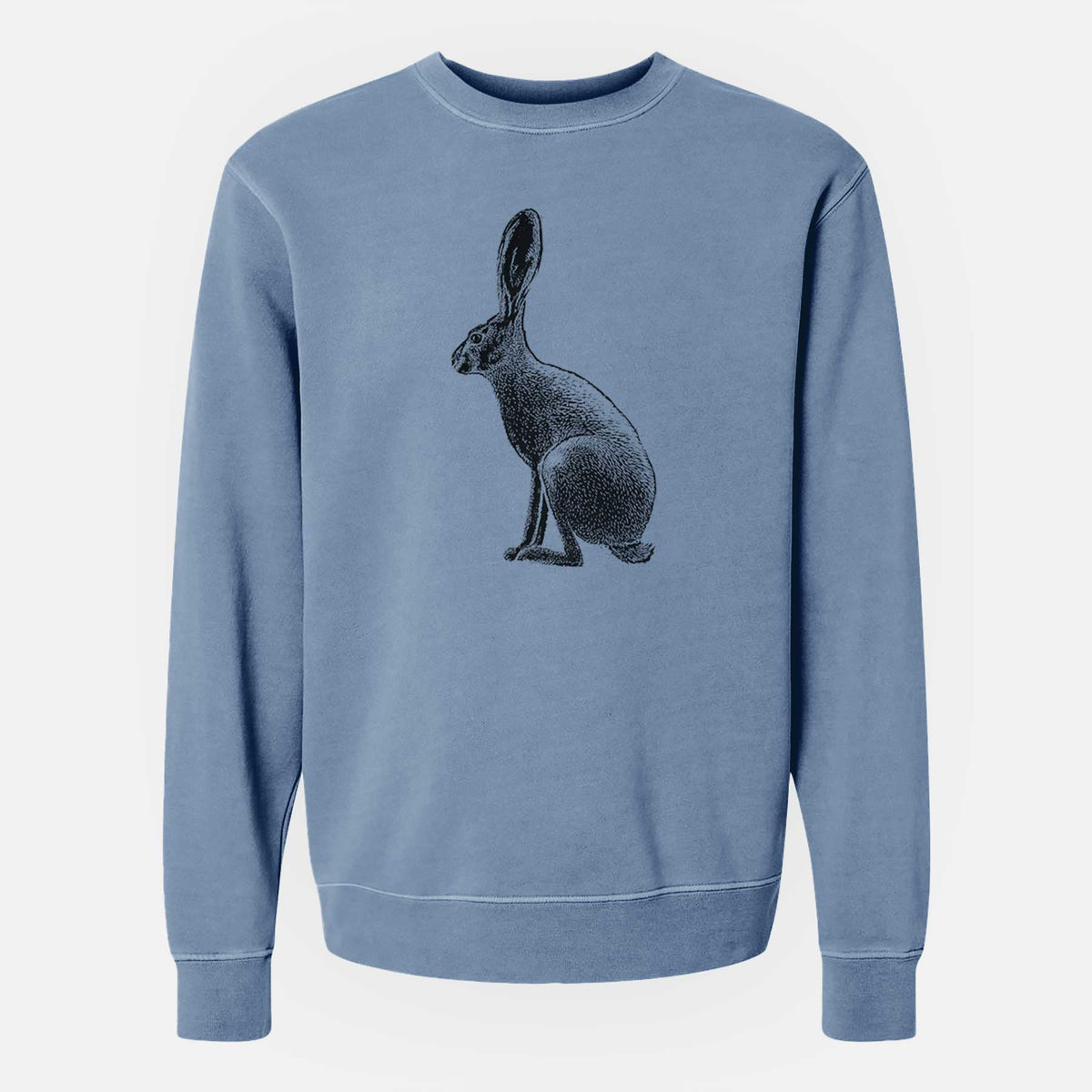 Wild California Hare - Black-tailed Jackrabbit - Unisex Pigment Dyed Crew Sweatshirt