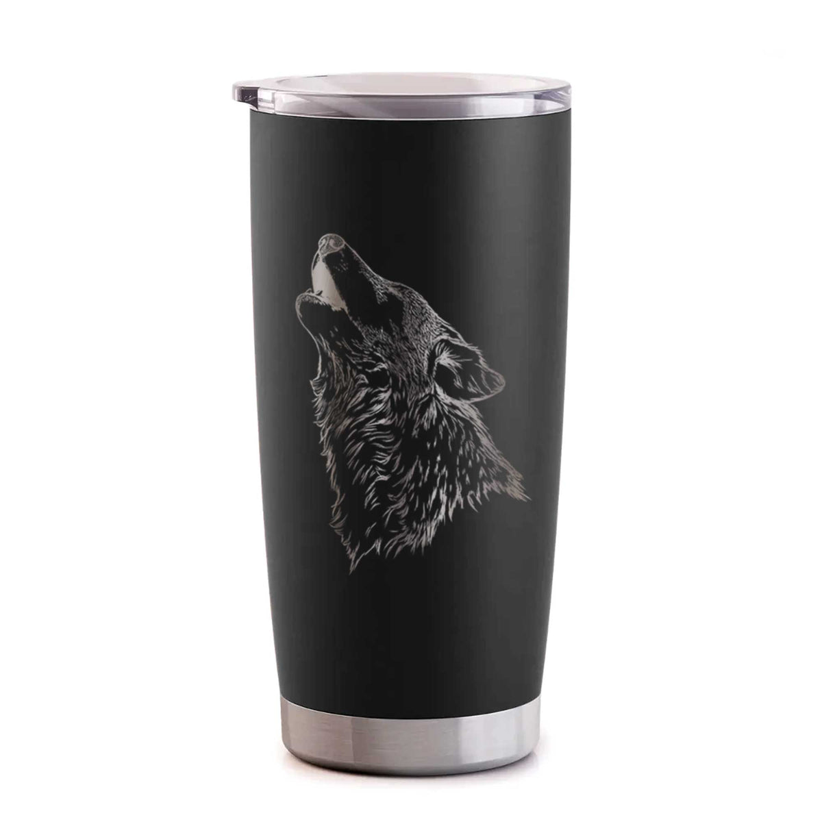 Canis lupus - Grey Wolf Howling - 20oz Polar Insulated Tumbler