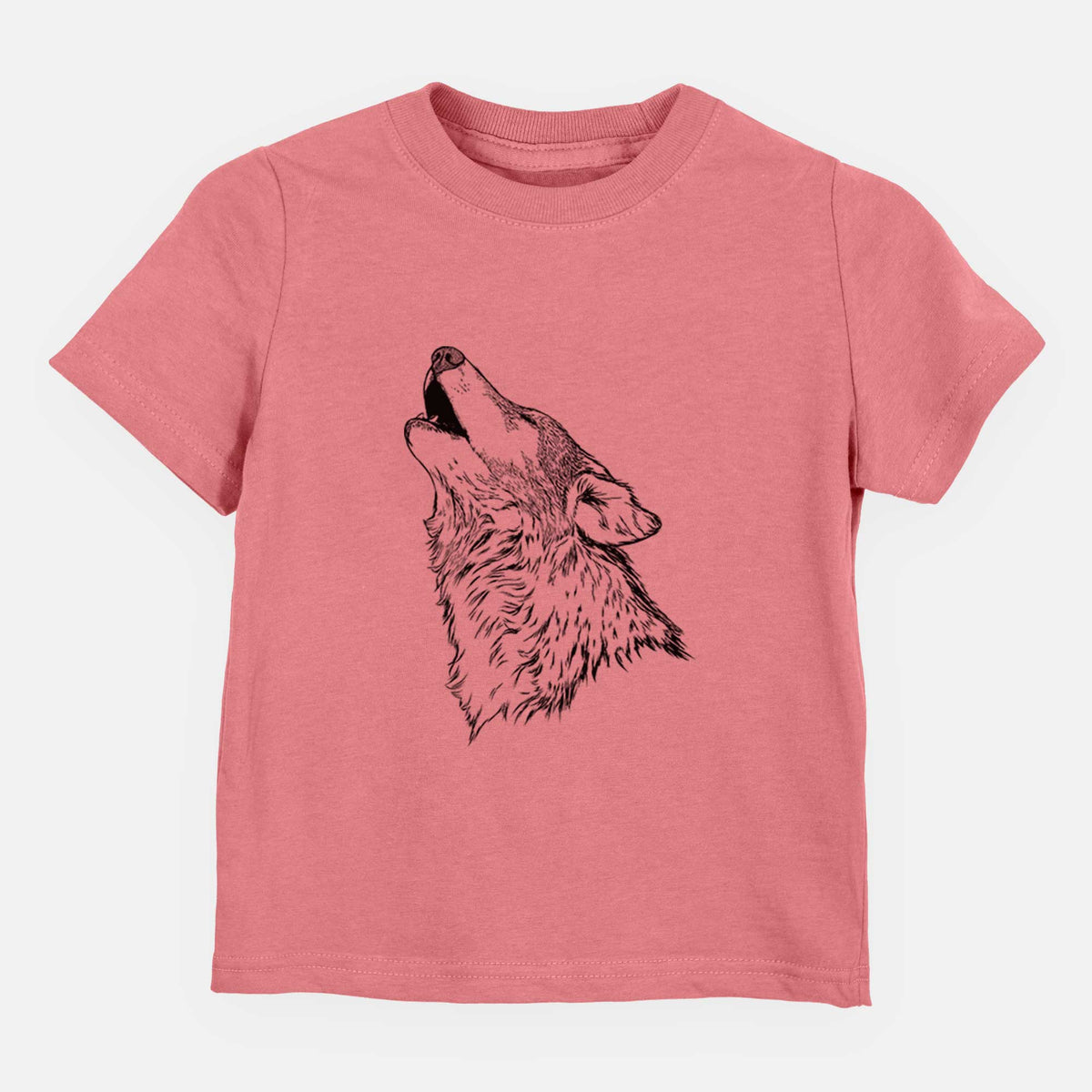 Canis lupus - Grey Wolf Howling - Kids Shirt