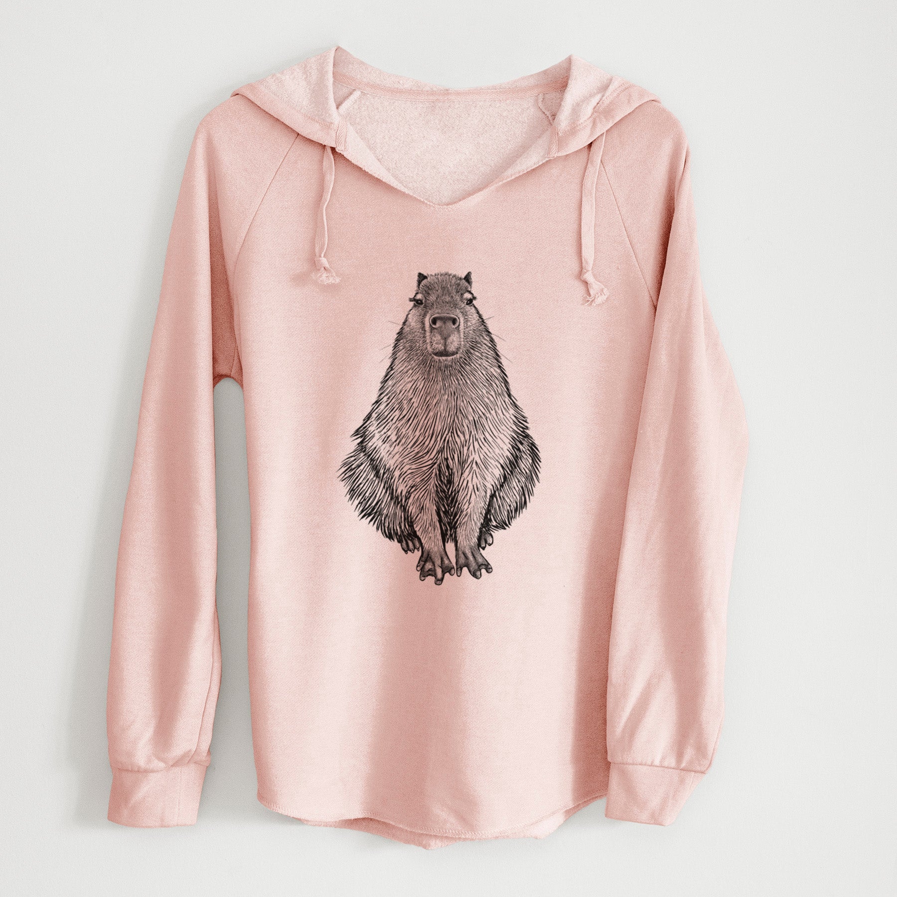 Capybara - Hydrochoerus hydrochaeris - Cali Wave Hooded Sweatshirt
