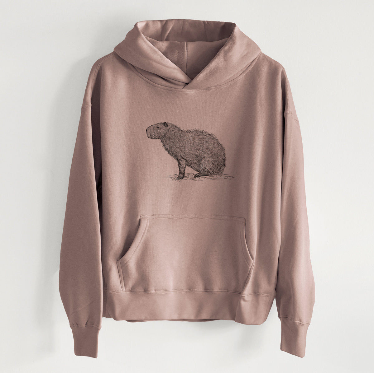 Capybara Profile - Hydrochoerus hydrochaeris - Women&#39;s Heavyweight Relaxed Hoodie