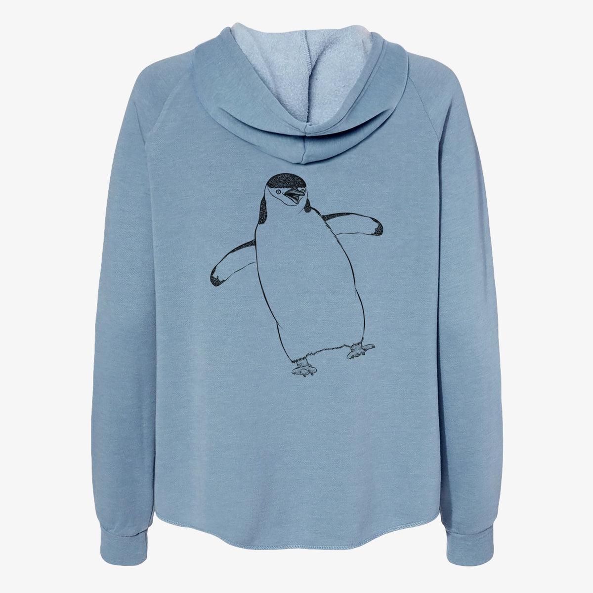 Chinstrap Penguin - Pygoscelis antarcticus - Women&#39;s Cali Wave Zip-Up Sweatshirt