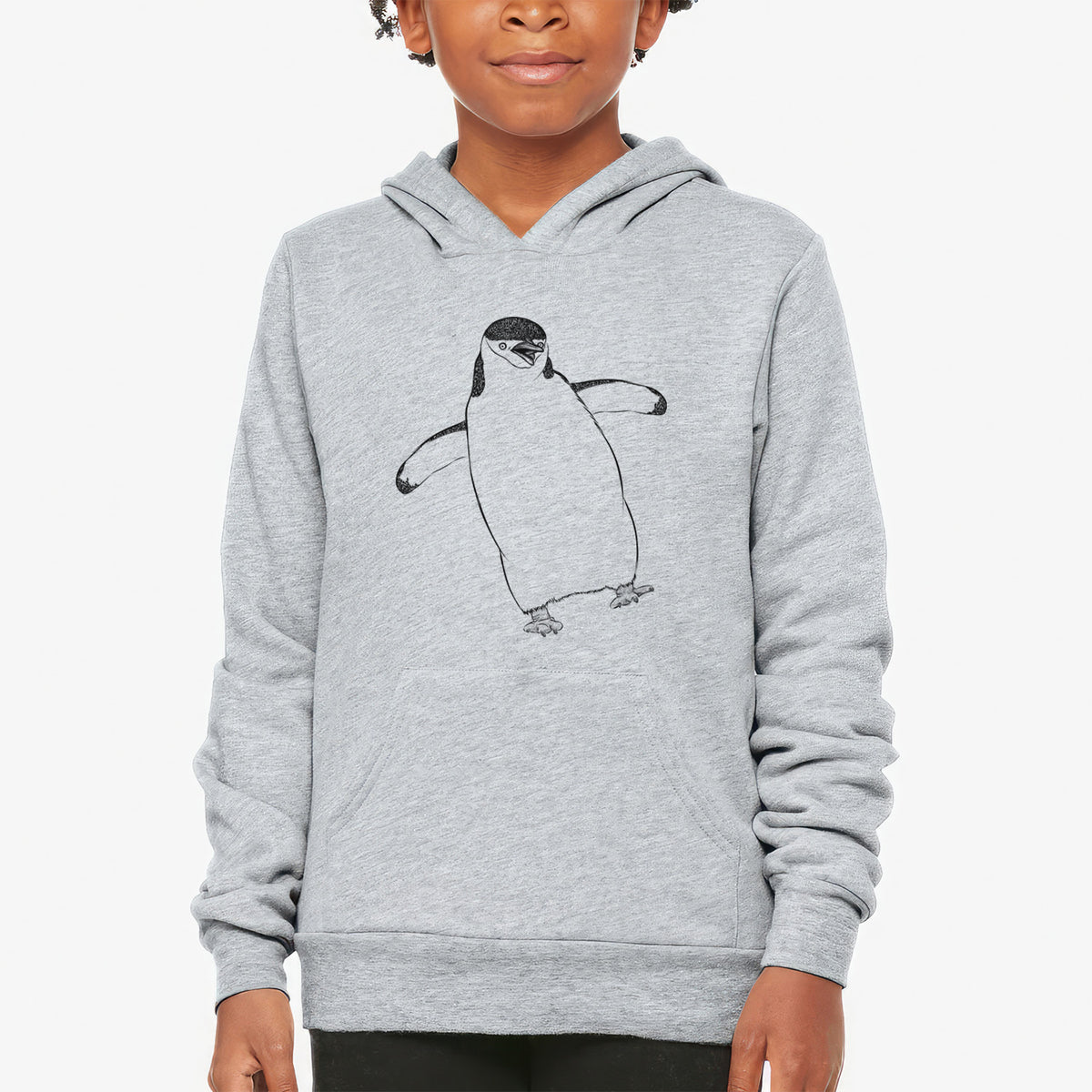 Chinstrap Penguin - Pygoscelis antarcticus - Youth Hoodie Sweatshirt