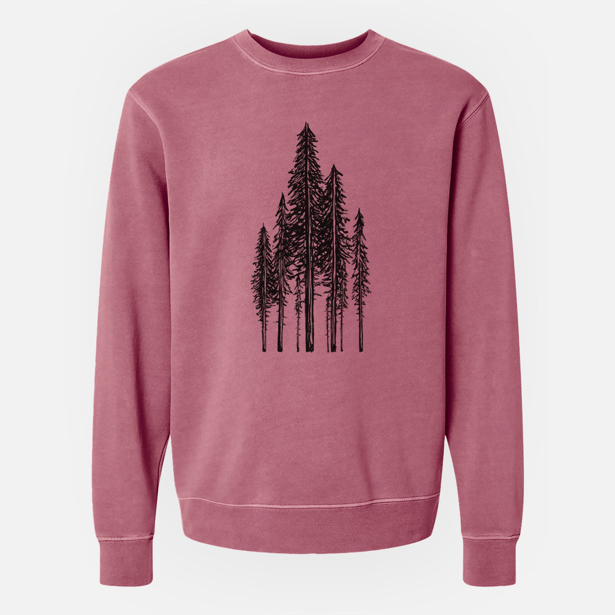 Coastal Redwoods - Unisex Pigment Dyed Crew Sweatshirt