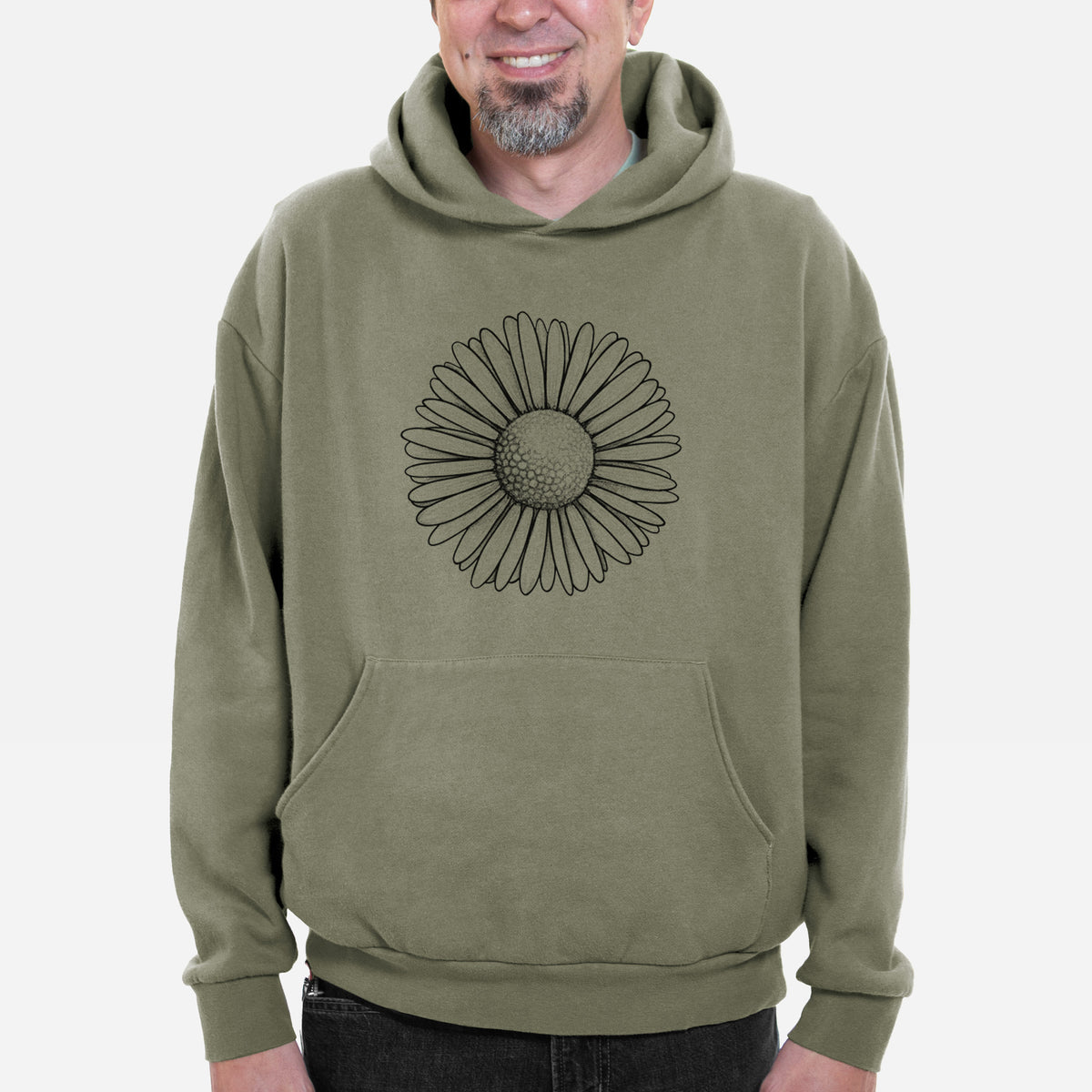 Bellis perennis - The Common Daisy  - Bodega Midweight Hoodie