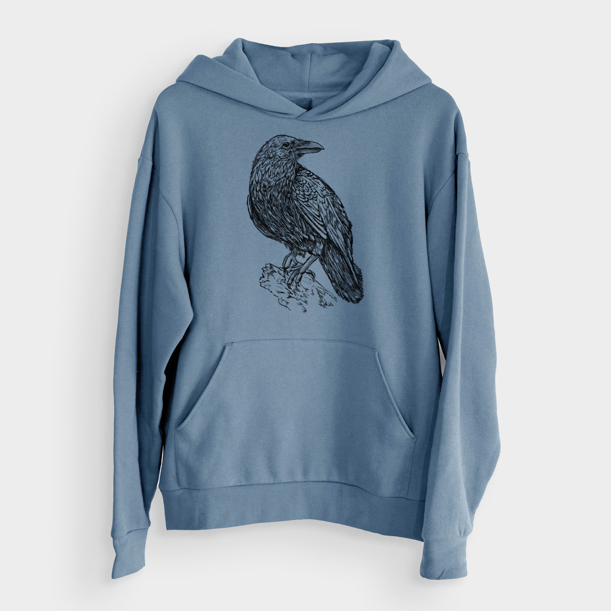 Corvus corax - Common Raven  - Bodega Midweight Hoodie