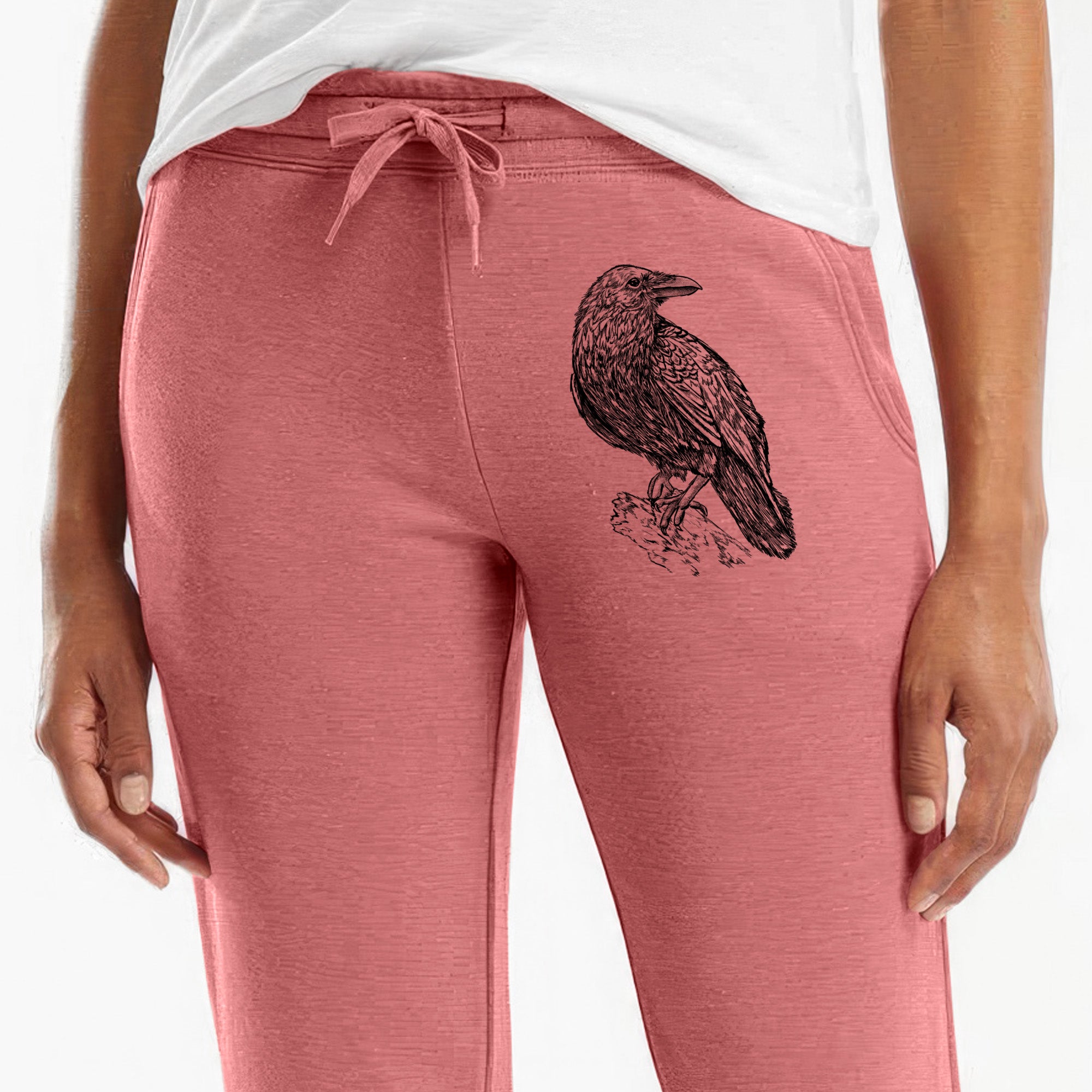 Common Raven - Corvus corax - Women's Cali Wave Jogger Sweatpants