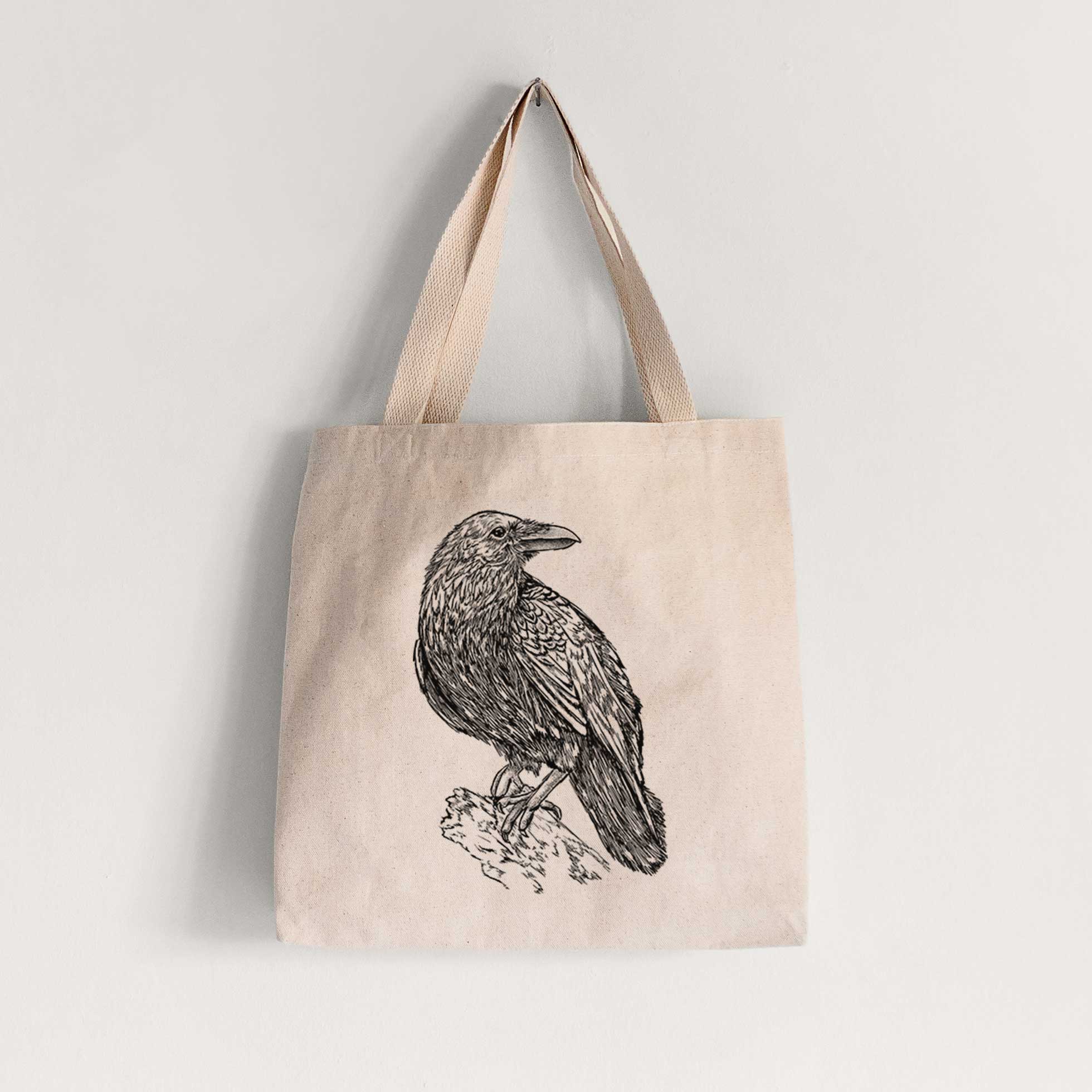 Common Raven - Corvus corax - Tote Bag