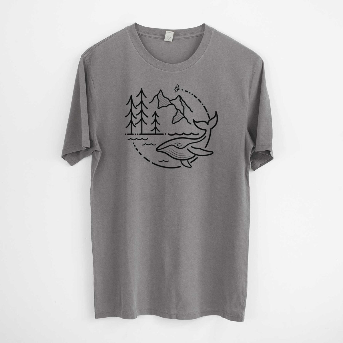 It&#39;s All Connected -  Mineral Wash 100% Organic Cotton Short Sleeve