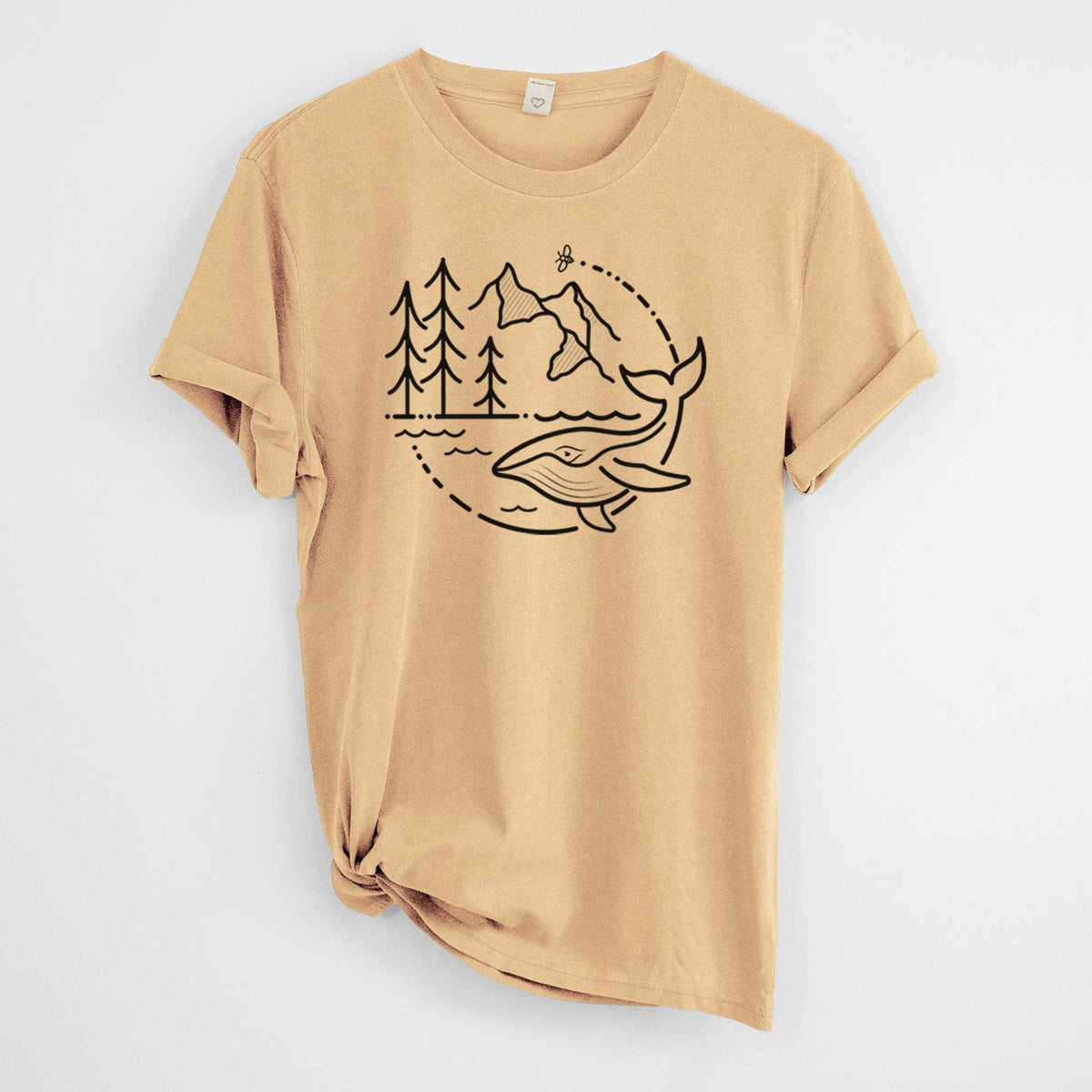 It&#39;s All Connected -  Mineral Wash 100% Organic Cotton Short Sleeve