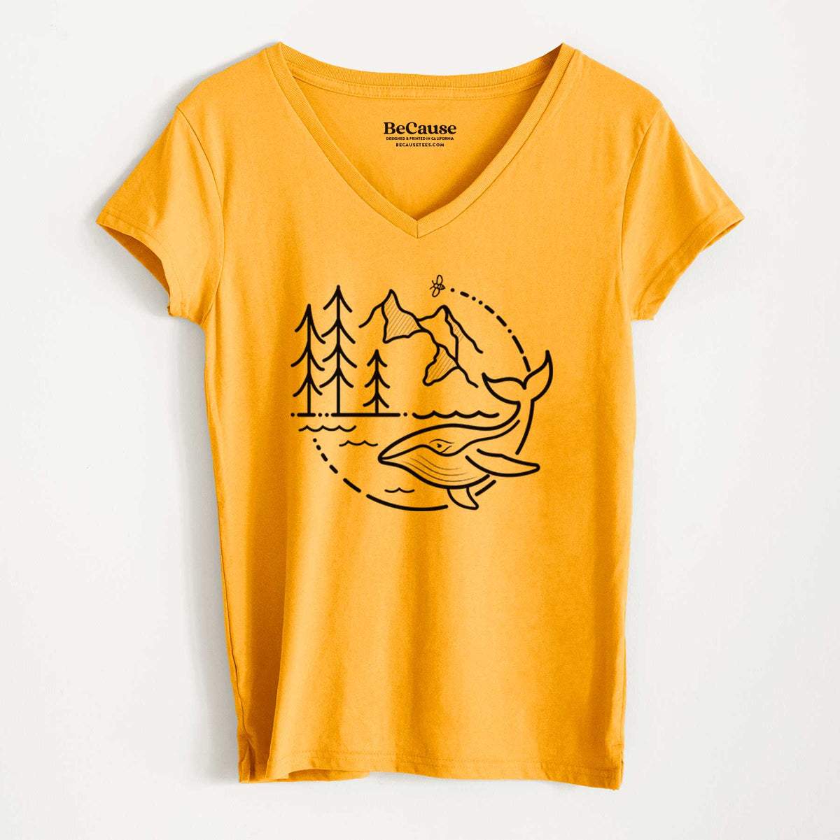 It&#39;s All Connected - Women&#39;s 100% Recycled V-neck