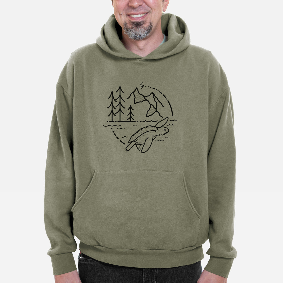 It&#39;s All Connected - Kemps Ridley Turtle  - Bodega Midweight Hoodie