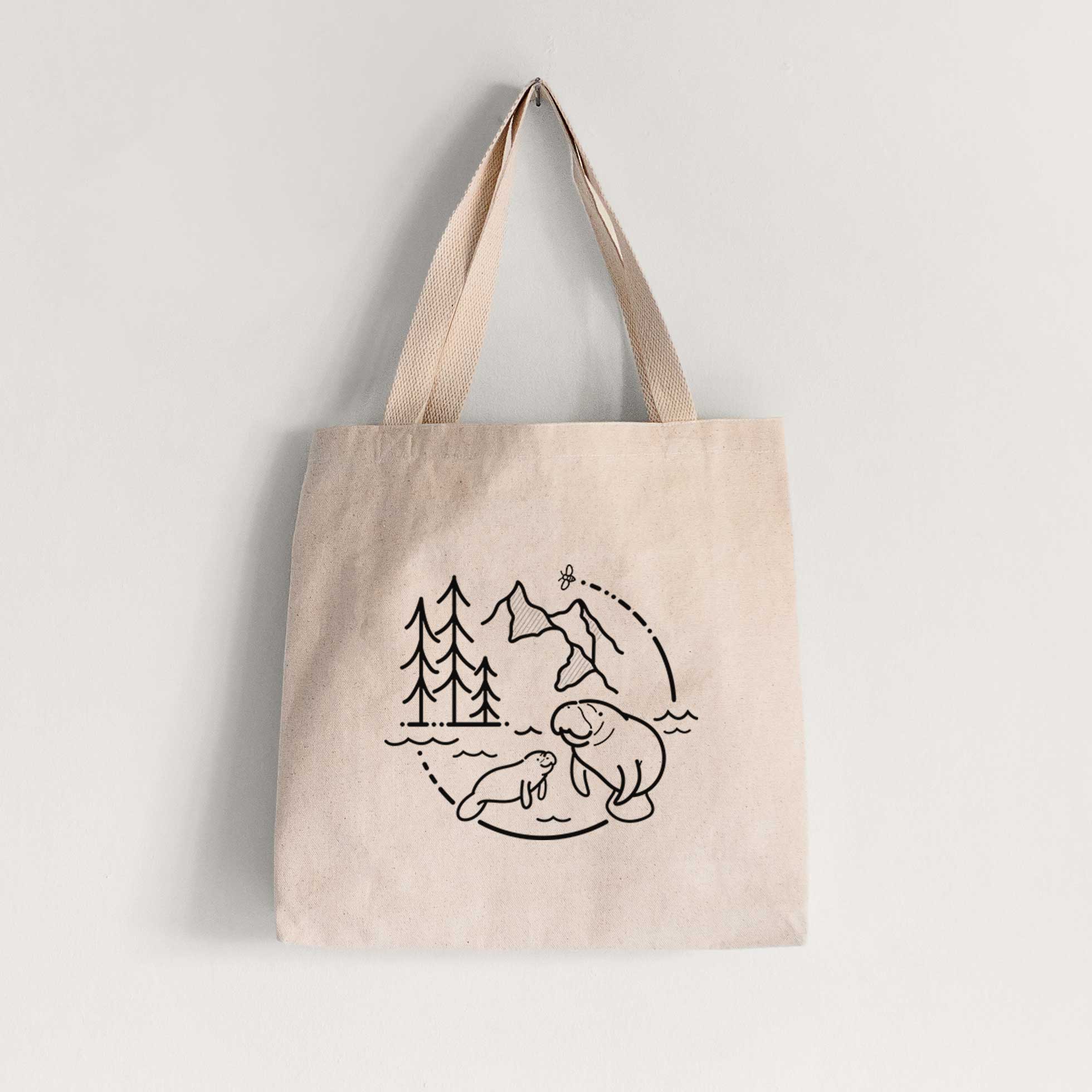 It's All Connected - Manatee - Tote Bag