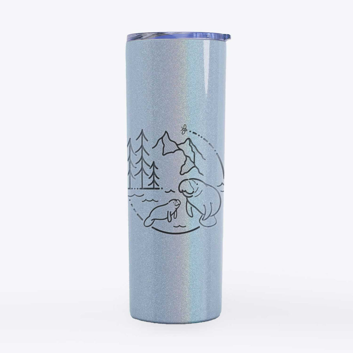 It&#39;s All Connected - Manatee - 20oz Skinny Tumbler