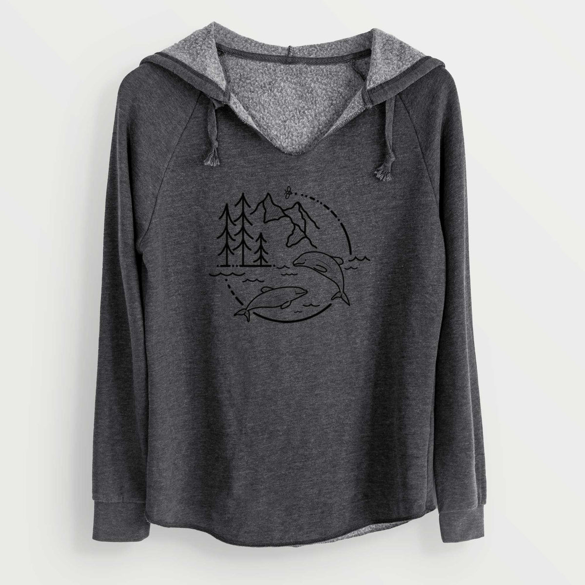 It&#39;s All Connected - Maui Dolphins - Cali Wave Hooded Sweatshirt