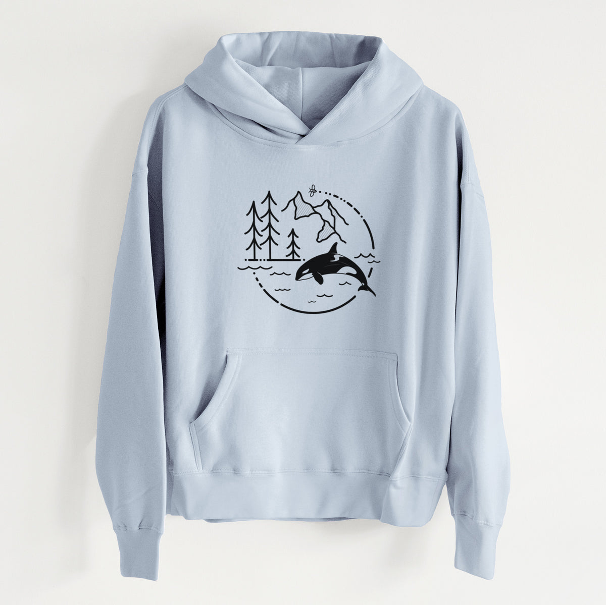 It&#39;s All Connected - Orca - Women&#39;s Heavyweight Relaxed Hoodie