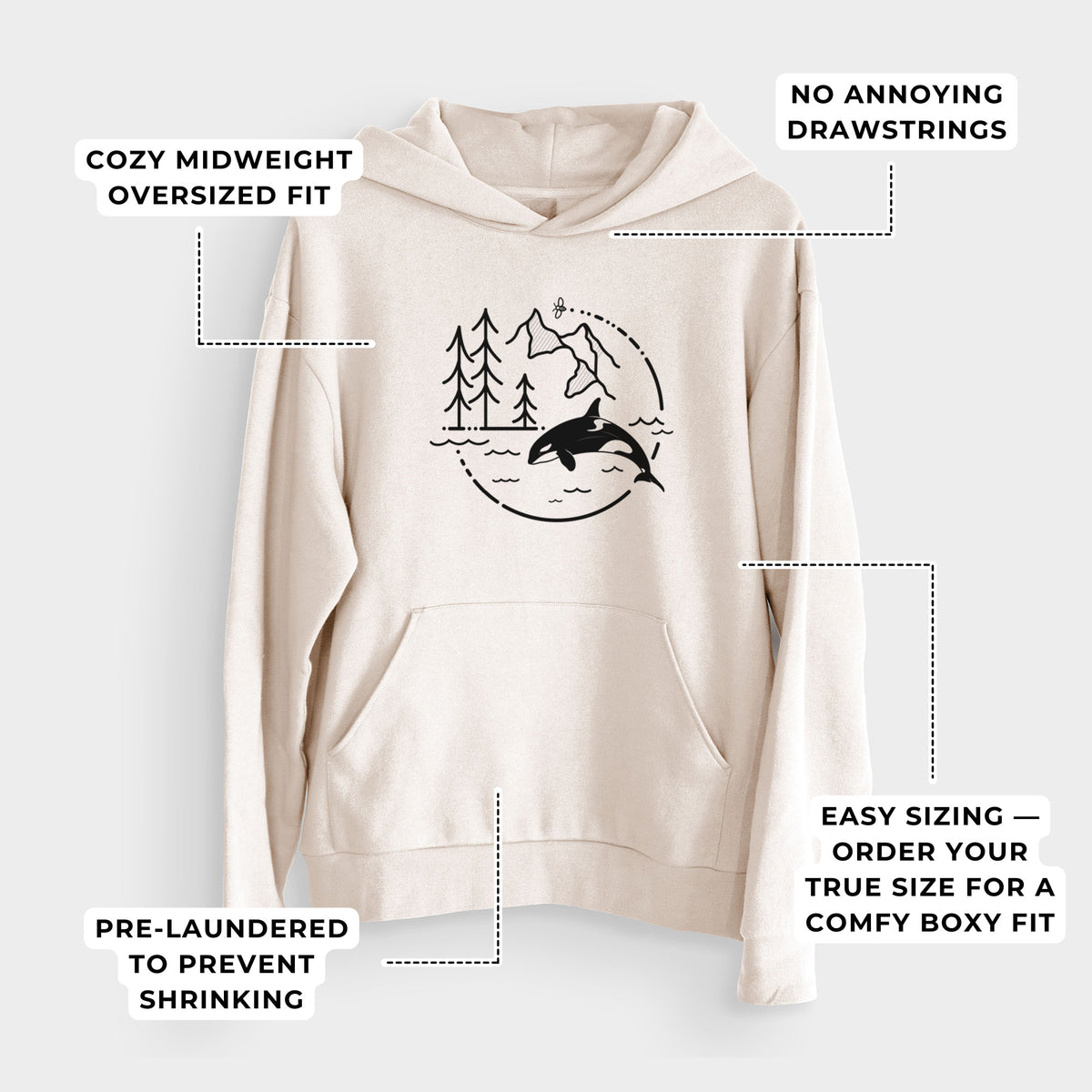 It&#39;s All Connected - Orca  - Bodega Midweight Hoodie