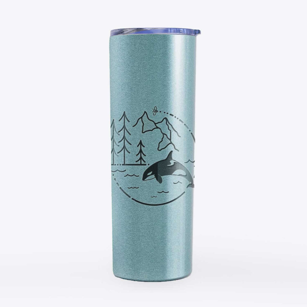 It&#39;s All Connected - Orca - 20oz Skinny Tumbler