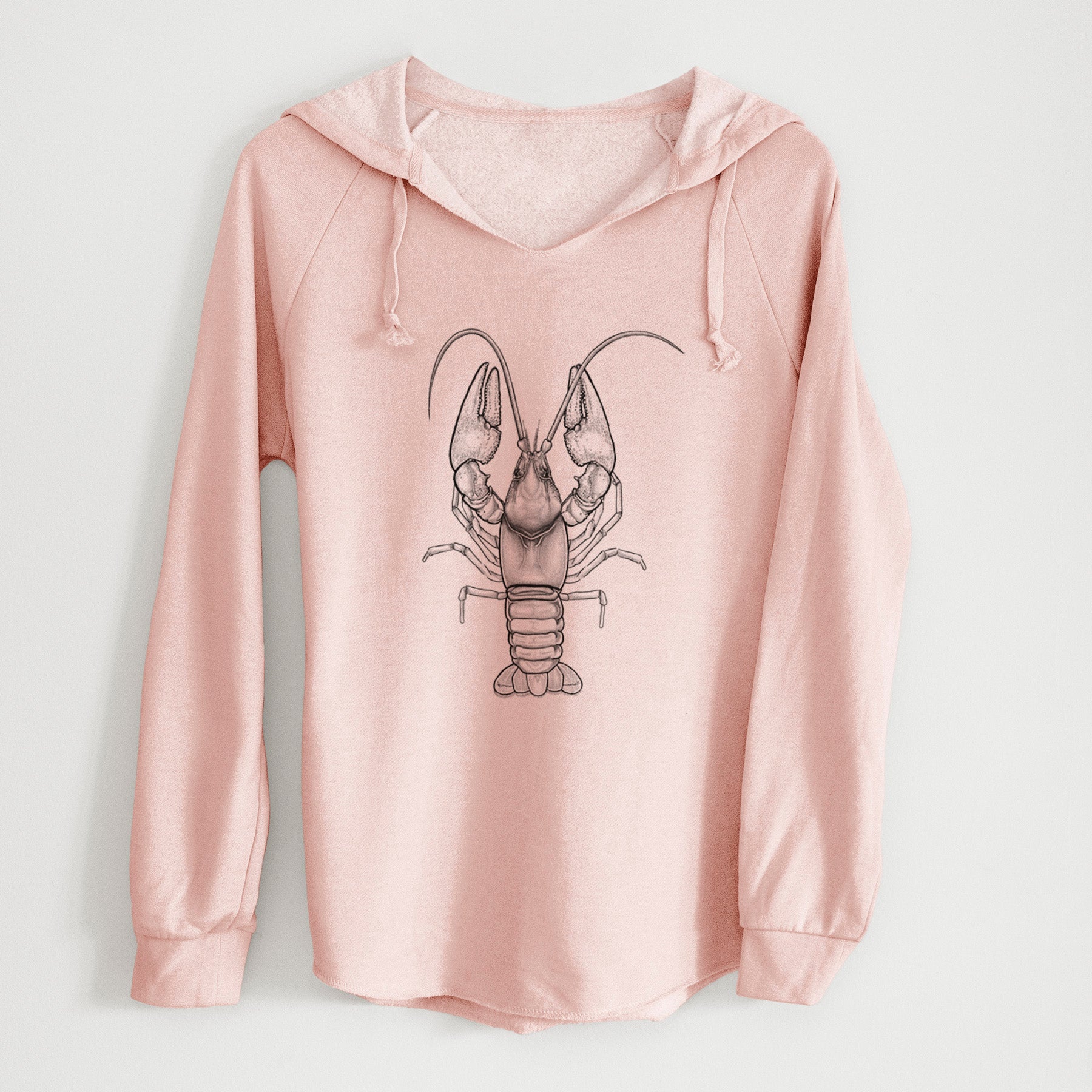 Guyandotte River Crayfish - Cambarus veteranus - Cali Wave Hooded Sweatshirt