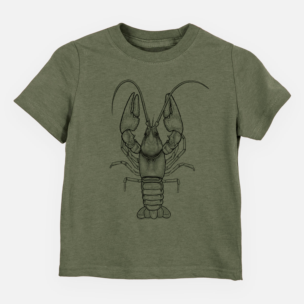 Guyandotte River Crayfish - Cambarus veteranus - Kids Shirt