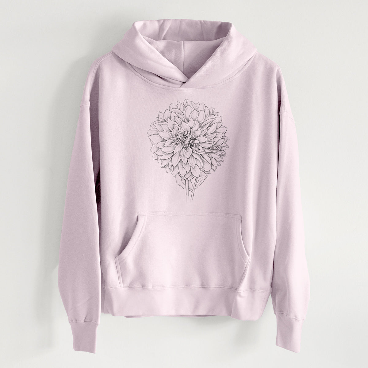 Dahlia Cafe Au Lait - Women&#39;s Heavyweight Relaxed Hoodie