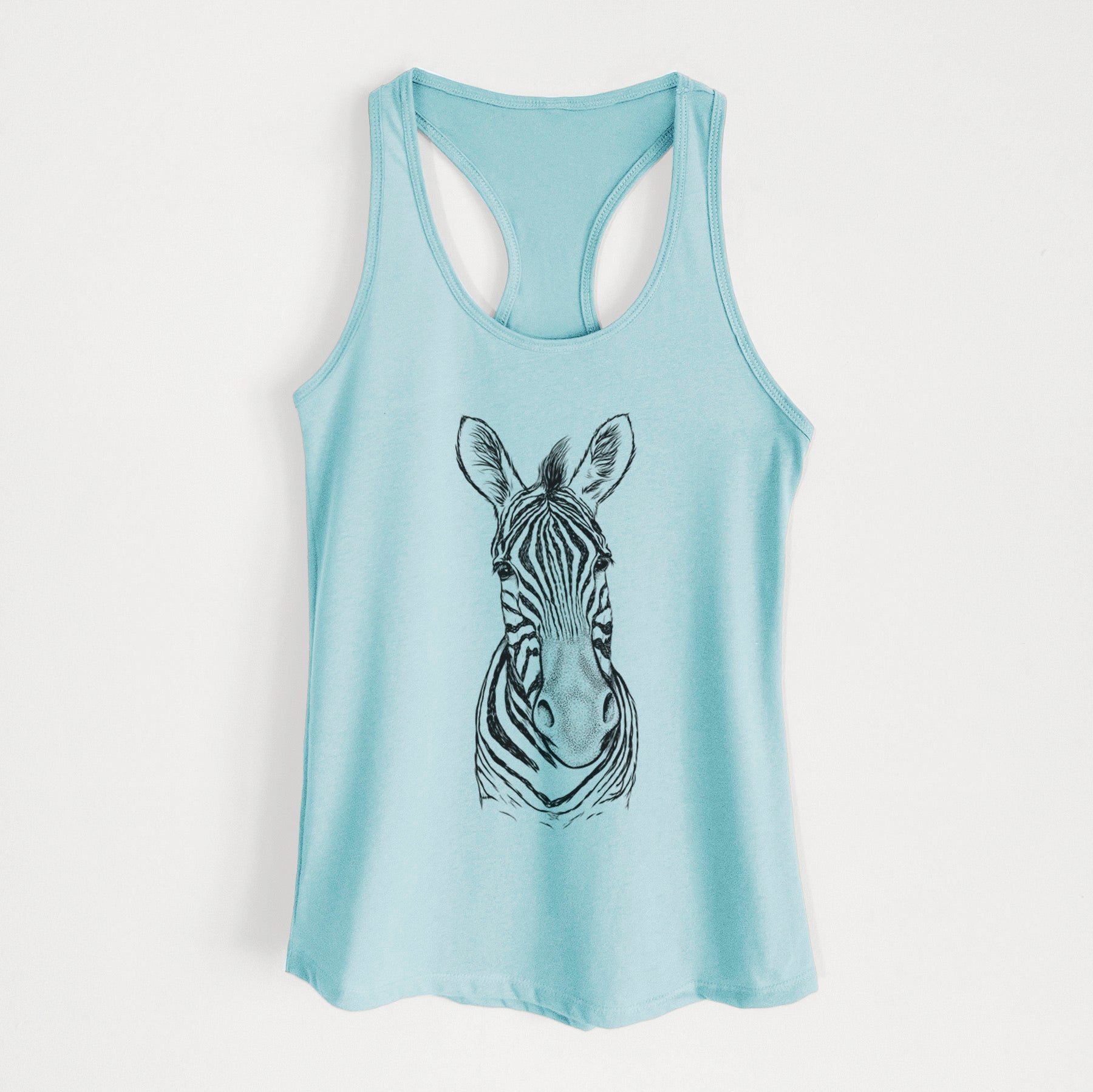 Damara Zebra - Equus quagga antiquorum - Women's Racerback Tanktop