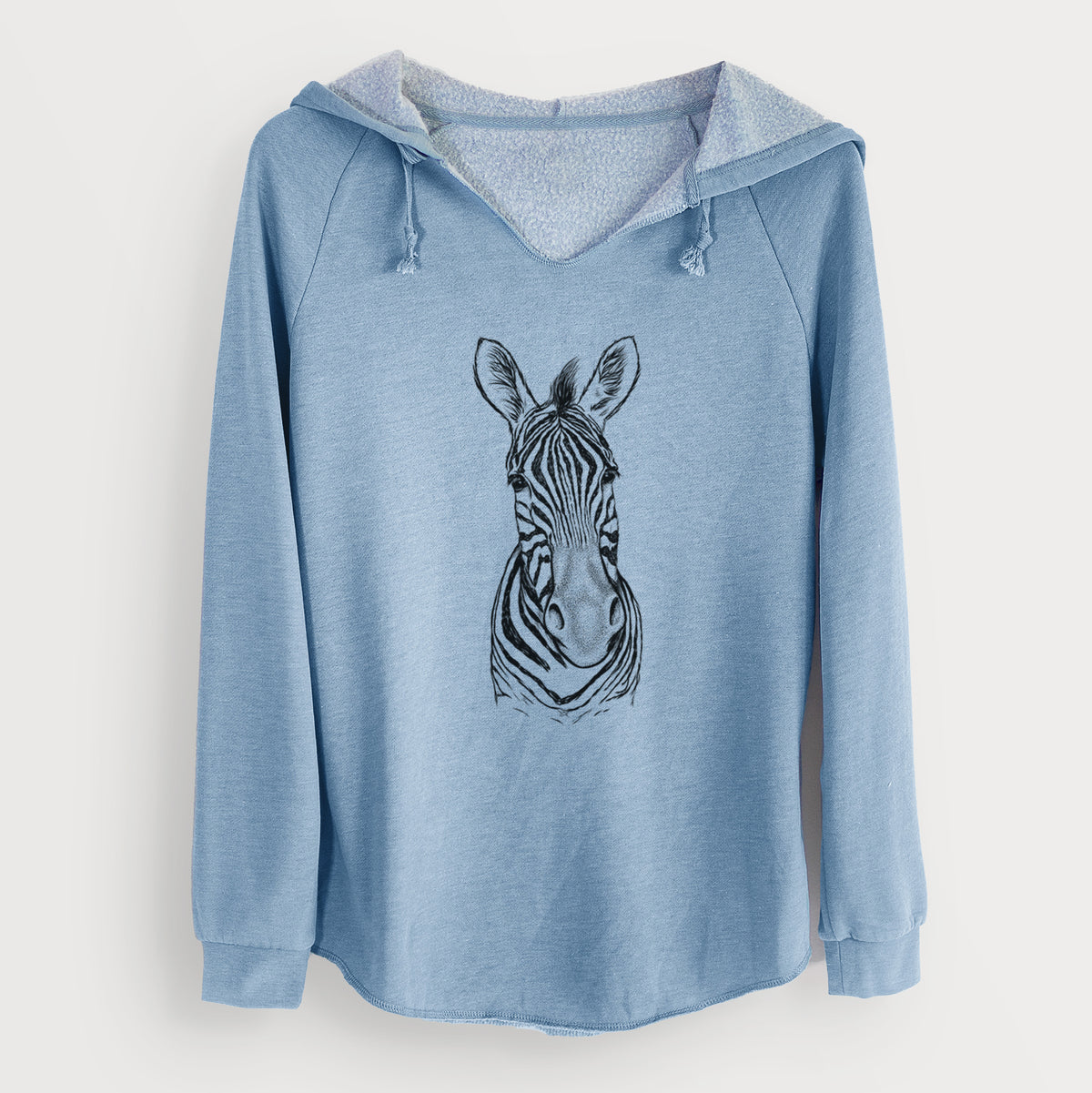 Damara Zebra - Equus quagga antiquorum - Cali Wave Hooded Sweatshirt