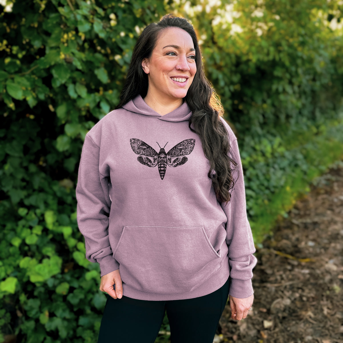 Death&#39;s-head Hawkmoth - Acherontia atropos  - Bodega Midweight Hoodie