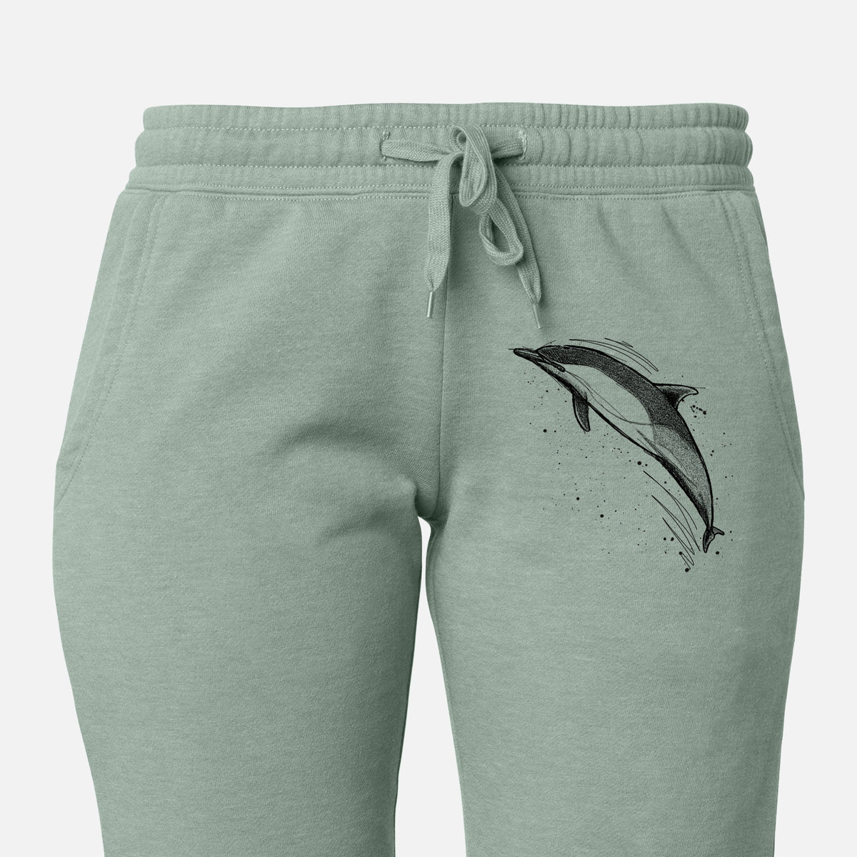 Short-Beaked Common Dolphin - Delphinus delphis - Women&#39;s Cali Wave Jogger Sweatpants