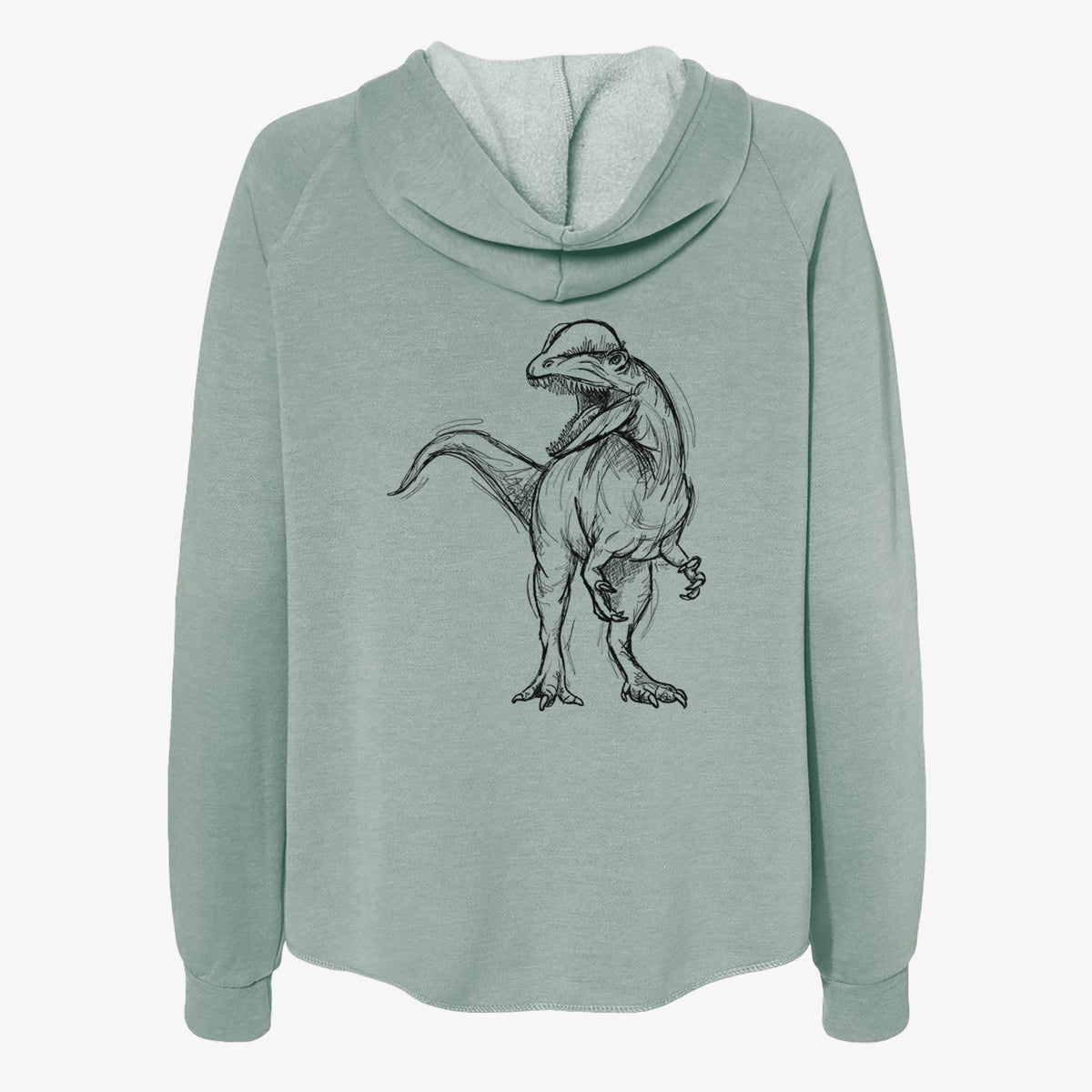 Dilophosaurus Wetherilli - Women&#39;s Cali Wave Zip-Up Sweatshirt