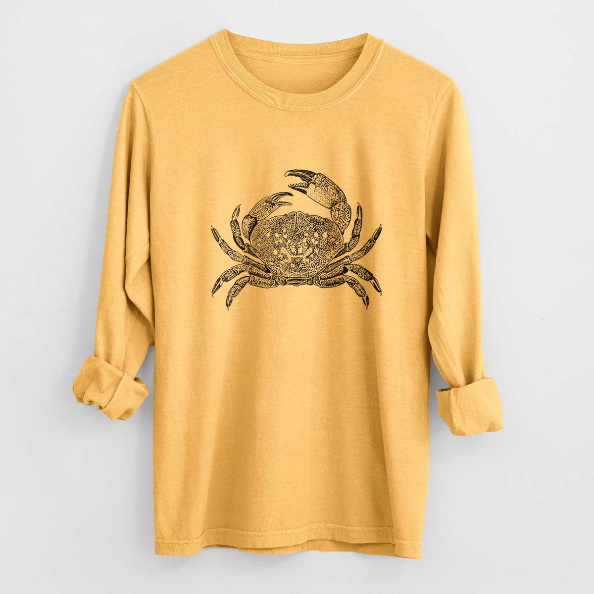 Dungeness Crab - Heavyweight 100% Cotton Long Sleeve