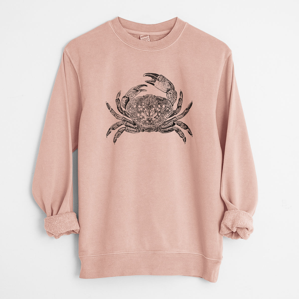 Dungeness Crab - Unisex Pigment Dyed Crew Sweatshirt