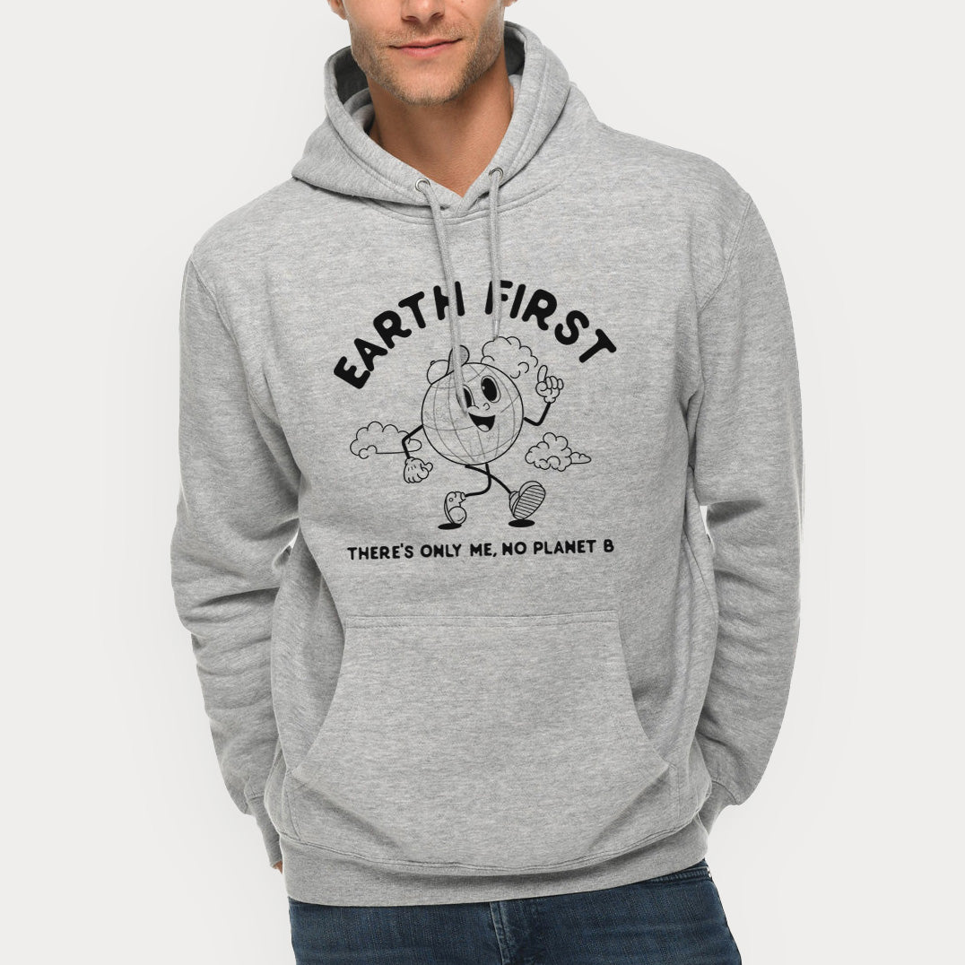 Earth First - There&#39;s Only Me, No Planet B  - Mid-Weight Unisex Premium Blend Hoodie