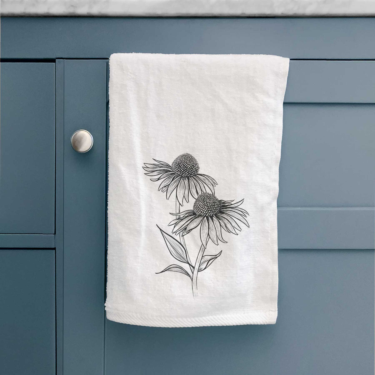 Coneflower - Echinacea purpurea Hand Towel