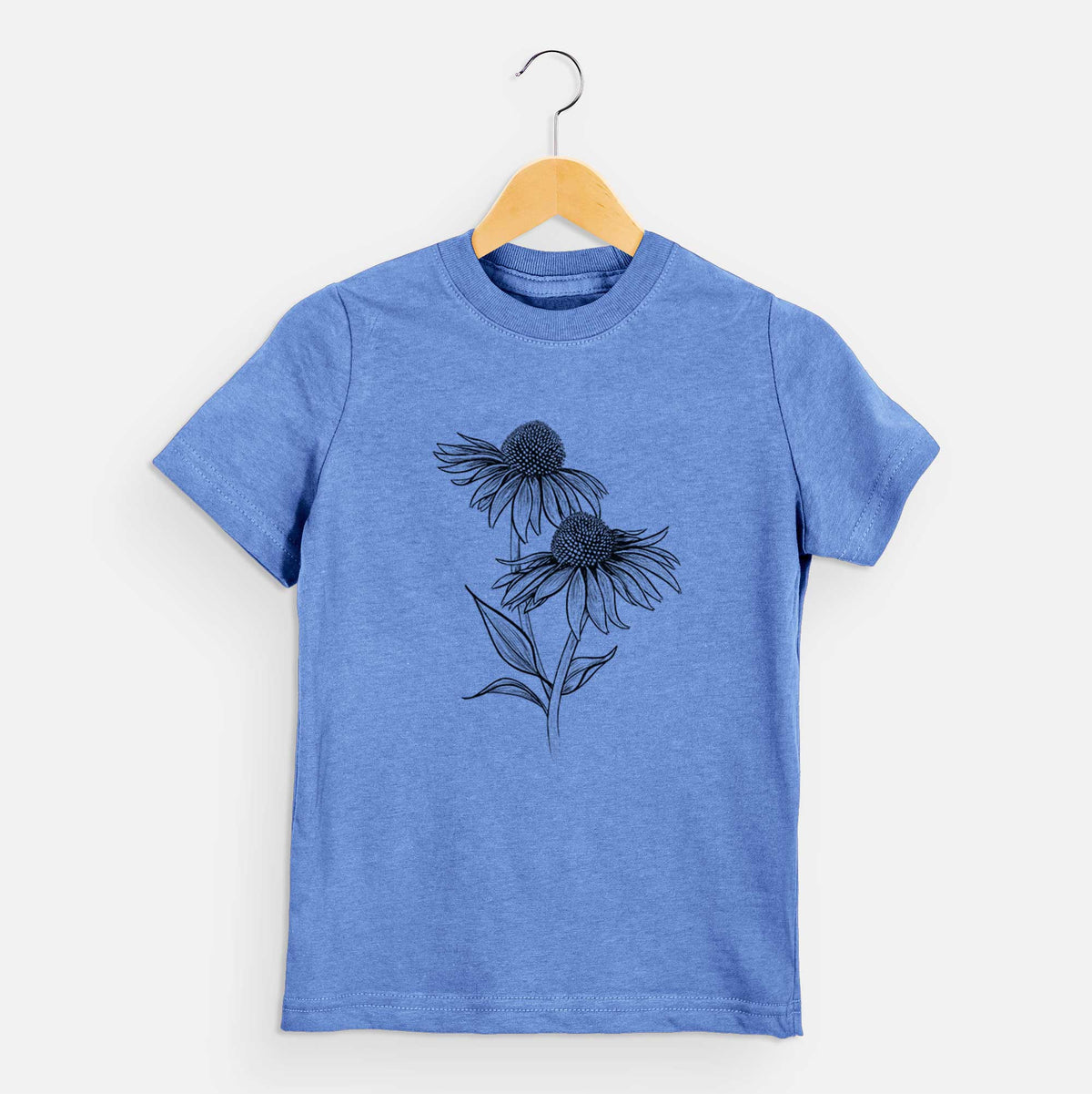 Coneflower - Echinacea purpurea - Kids Shirt